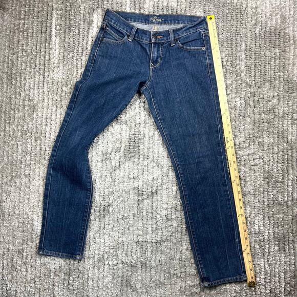 Y2K Old Navy The Diva Womens Size 2 Short Low Rise Medium Wash Straight Jeans - Picture 6 of 10